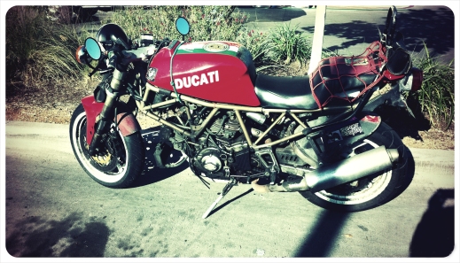 Ducati Cafe Racer Rat Bike
